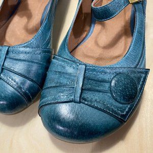 Miz Mooz Dulce NEW 9 Flat Mary Jane Teal